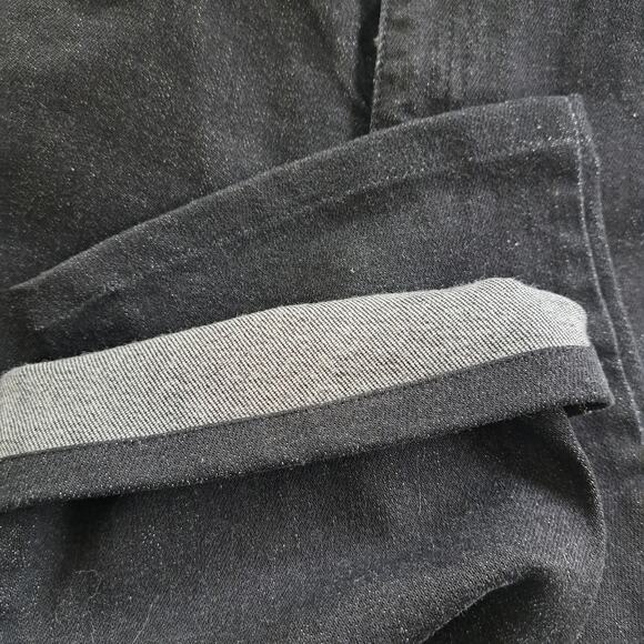 THEORY Black Bootcut Jeans Size 6 Ankle Crop Lot to Mid Rise - Picture 9 of 9